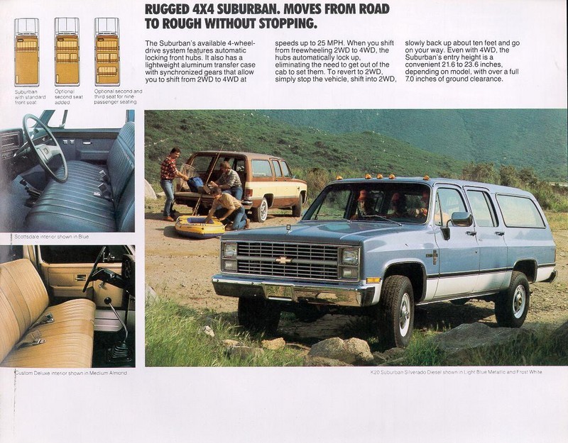 1983 Chevrolet Surburban Brochure Page 8